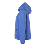 3719T BELLA + CANVAS Toddler Sponge Fleece Pullover Hoodie Heather True Royal