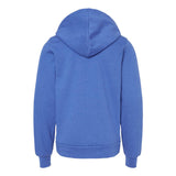 3719Y BELLA + CANVAS Youth Sponge Fleece Hoodie Heather True Royal