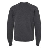 3901Y BELLA + CANVAS Youth Sponge Fleece Crewneck Sweatshirt Dark Grey Heather