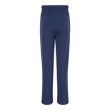 3725 BELLA + CANVAS Sponge Fleece Straight Leg Sweatpants Navy