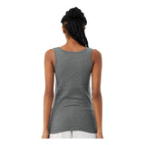 1081 BELLA + CANVAS Women's Micro Rib Tank Deep Heather