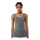 1081 BELLA + CANVAS Women's Micro Rib Tank Deep Heather