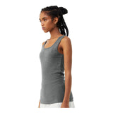 1081 BELLA + CANVAS Women's Micro Rib Tank Deep Heather