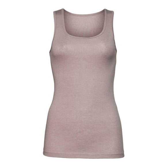 1081 BELLA + CANVAS Women's Micro Rib Tank Heather Pink Gravel