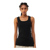 1081 BELLA + CANVAS Women's Micro Rib Tank Solid Black Blend