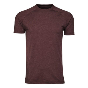 3201 BELLA + CANVAS Heather CVC Raglan Tee Heather Maroon