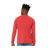 3513 BELLA + CANVAS Triblend Long Sleeve Tee Red Triblend