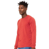 3513 BELLA + CANVAS Triblend Long Sleeve Tee Red Triblend