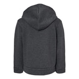 3739T BELLA + CANVAS Toddler Sponge Fleece Full-Zip Hoodie Dark Grey Heather