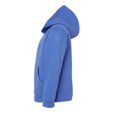 3739T BELLA + CANVAS Toddler Sponge Fleece Full-Zip Hoodie Heather True Royal