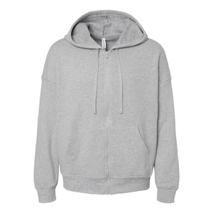 3759 BELLA + CANVAS Unisex Sponge Fleece DTM Full-Zip Hoodie Athletic Heather