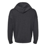 3759 BELLA + CANVAS Unisex Sponge Fleece DTM Full-Zip Hoodie Dark Grey Heather