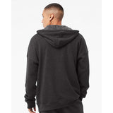 3759 BELLA + CANVAS Unisex Sponge Fleece DTM Full-Zip Hoodie Dark Grey Heather