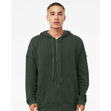 3759 BELLA + CANVAS Unisex Sponge Fleece DTM Full-Zip Hoodie Heather Forest