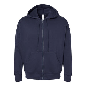 3759 BELLA + CANVAS Unisex Sponge Fleece DTM Full-Zip Hoodie Navy