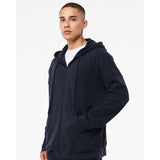 3759 BELLA + CANVAS Unisex Sponge Fleece DTM Full-Zip Hoodie Navy