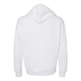 3759 BELLA + CANVAS Unisex Sponge Fleece DTM Full-Zip Hoodie White