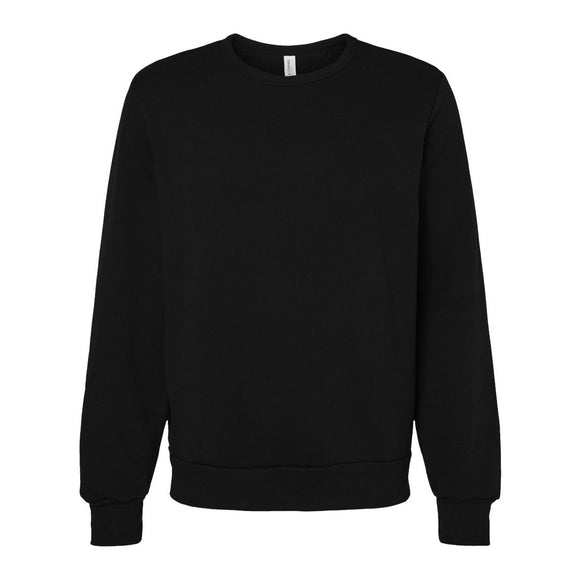 3911 BELLA + CANVAS Sponge Fleece Classic Crewneck Sweatshirt Black