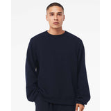 3911 BELLA + CANVAS Sponge Fleece Classic Crewneck Sweatshirt Navy