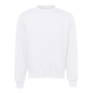 3911 BELLA + CANVAS Sponge Fleece Classic Crewneck Sweatshirt White