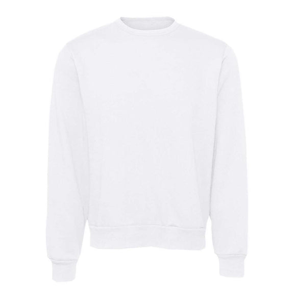 3911 BELLA + CANVAS Sponge Fleece Classic Crewneck Sweatshirt White