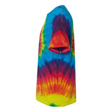 1000 Colortone Multi-Color Tie-Dyed T-Shirt Reactive Rainbow