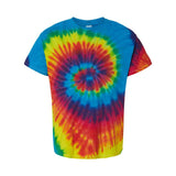 1000 Colortone Multi-Color Tie-Dyed T-Shirt Reactive Rainbow