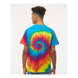 1000 Colortone Multi-Color Tie-Dyed T-Shirt Reactive Rainbow