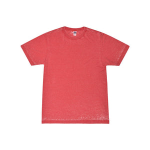 1350 Colortone Acid Wash Burnout T-Shirt Ruby