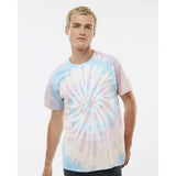 200MS Dyenomite Multi-Color Spiral Tie-Dyed T-Shirt Desert Rainbow