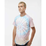 200MS Dyenomite Multi-Color Spiral Tie-Dyed T-Shirt Desert Rainbow