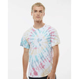 200MS Dyenomite Multi-Color Spiral Tie-Dyed T-Shirt Wanderlust