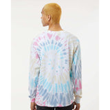 240MS Dyenomite Multi-Color Spiral Tie-Dyed Long Sleeve T-Shirt Wanderlust