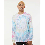 240MS Dyenomite Multi-Color Spiral Tie-Dyed Long Sleeve T-Shirt Wanderlust