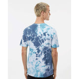 640LM Dyenomite LaMer Over-Dyed Crinkle Tie-Dyed T-Shirt Gulf