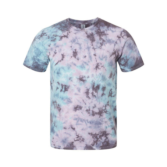 640LM Dyenomite LaMer Over-Dyed Crinkle Tie-Dyed T-Shirt Pacific