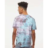 640LM Dyenomite LaMer Over-Dyed Crinkle Tie-Dyed T-Shirt Pacific