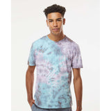 640LM Dyenomite LaMer Over-Dyed Crinkle Tie-Dyed T-Shirt Pacific