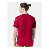 5280 Hanes Essential-T T-Shirt Athletic Crimson