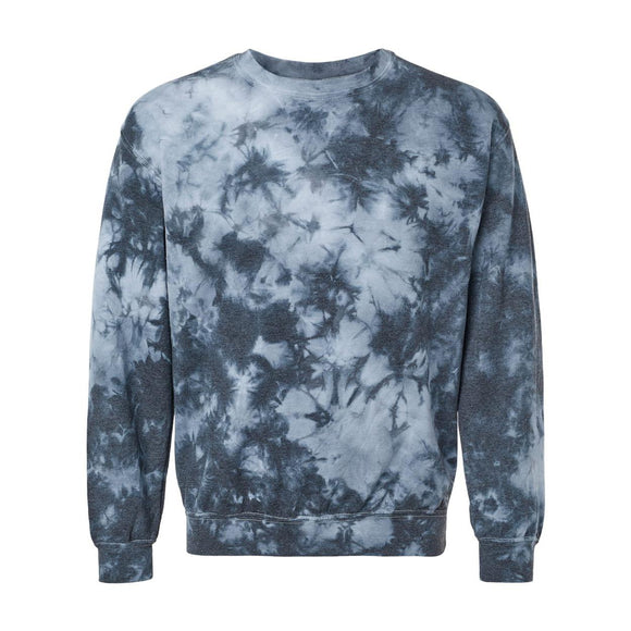 681VR Dyenomite Blended Tie-Dyed Sweatshirt Black Crystal