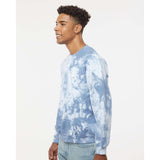 681VR Dyenomite Blended Tie-Dyed Sweatshirt Cloudy Sky Crystal