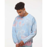 681VR Dyenomite Blended Tie-Dyed Sweatshirt Coral Dream