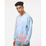 681VR Dyenomite Blended Tie-Dyed Sweatshirt Coral Dream