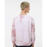 681VR Dyenomite Blended Tie-Dyed Sweatshirt Rose Crystal