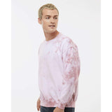 681VR Dyenomite Blended Tie-Dyed Sweatshirt Rose Crystal