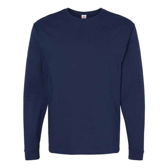 5286 Hanes Essential-T Long Sleeve T-Shirt Athletic Navy