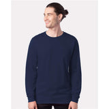 5286 Hanes Essential-T Long Sleeve T-Shirt Athletic Navy