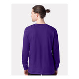 5286 Hanes Essential-T Long Sleeve T-Shirt Athletic Purple