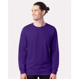 5286 Hanes Essential-T Long Sleeve T-Shirt Athletic Purple