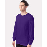 5286 Hanes Essential-T Long Sleeve T-Shirt Athletic Purple